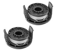 SPARES2GO Lot de 2 couvercles de bobine compatibles avec coupe-bordures Gardenline