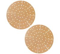 SPARES2GO Lot de 2 doublures de tiroir pour friteuse à air comprimé compatibles avec Cosori 3,5 L, 3,8 L, 4,7 L, 5,5 L XXL (marron)