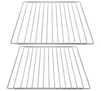 SPARES2GO Lot de 2 étagères universelles réglables avec bras de verrouillage pour grille de four de 60 cm