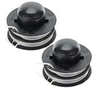 SPARES2GO Lot de 2 Fils et tête de Bobine à Double Alimentation pour débroussailleuse Spear & Jackson GT300 GT350