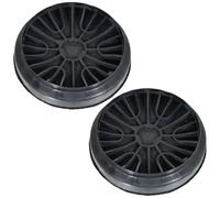 SPARES2GO Lot de 2 filtres à charbon pour hotte Bosch DWP66BC DWW06 DWW09 00796390 DHZ5276