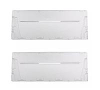 Spares2go Lot de 2 poignées avant en plastique pour réfrigérateur congélateur Indesit CA55 CAA55