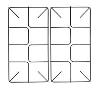 SPARES2GO Lot de 2 supports plats pour cuisinière à gaz Indesit compatible avec les fours Hotpoint (455 mm x 245 mm)