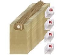 Spares2go Lot de 20 sacs à poussière solides pour aspirateur Taski Vento 8 8s + languettes désodorisantes