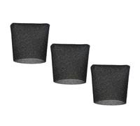 SPARES2GO Lot de 3 manchons filtrants en mousse compatibles avec les aspirateurs Vacmaster 16L à 60L Wet & Dry (22 cm, lot de 3)