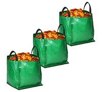 Spares2go Lot de 3 sacs à déchets de jardin 120 l