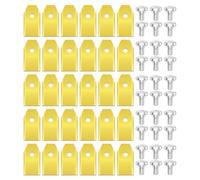 Spares2go Lot de 30 lames pour tondeuse robot Gardena Smart Sileno City Life R38Li R40Li R50Li R70Li R80Li Revêtement titane 535138802