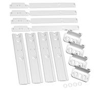 SPARES2GO Lot de 4 glissières de fixation pour porte de réfrigérateur compatibles avec Hoover