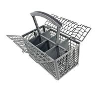 SPARES2GO Panier à couverts avec couvercle pour Electrolux lave-vaisselle (poignée amovible, 235 x 242 x 130 mm)