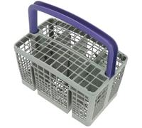 SPARES2GO Panier à couverts compatible avec lave-vaisselle Beko (violet/gris)