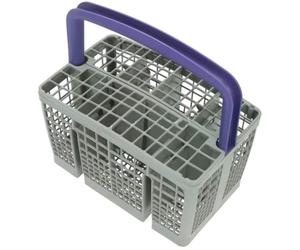 SPARES2GO Panier à couverts compatible avec lave-vaisselle Beko (violet/gris)