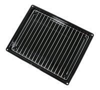 SPARES2GO Petite plaque à rôtir pour Thetford, compatible avec Smev, compatible avec Cramer Caravane, camping-car, four + support de grille (355 mm x 280 mm)