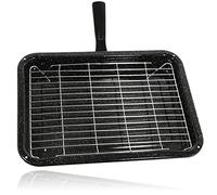 Spares2go Petite poêle Grill, Rack & Poignée Amovible pour Bosch four cuisinières