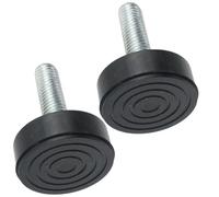 SPARES2GO Pied réglable Universel à Visser pour réfrigérateur/congélateur (Lot de 2, Filetage 8 mm)
