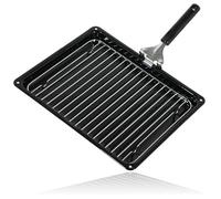 SPARES2GO Plaque de cuisson pour four Currys Essentials avec grille et poignée amovible 360 x 290 mm 20627919 C20627919 Taille universelle