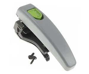 SPARES2GO Poignée compatible avec Tefal pour friteuse Actifry AL8000xx FZ700xx GH8000xx (Gris)
