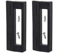 SPARES2GO Poignée de porte universelle, compatible avec fridgemaster réfrigérateur congélateur (lot de 2, 190 mm, noir)