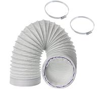 SPARES2GO Rallonge de tuyau d'aération compatible avec climatiseur Klarstein (3 m) + clips