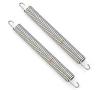 SPARES2GO Ressort de charnière de porte de lave-vaisselle pour CDA WC140IN, WC370IN, WC600, compatible avec Swan SDWB2020 (lot de 2 ressorts, 167 mm)
