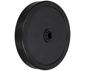 SPARES2GO Roulette de roue compatible avec nettoyeur haute pression Karcher K5 K6 K7 Noir