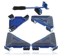 SPARES2GO Roulettes de levage pour cuisinière et four (4 rouleaux, 1 barre de levage)