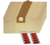 spares2go Sacs à poussière pour B & Q Performance Power PP20 20 L Aspirateur Wet & Dry (Lot de 5, 10, 15, 20 + Désodorisants) 10 Bags + 10 Fresheners