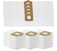 SPARES2GO SMS Lot de 20 sacs à poussière compatibles avec aspirateur DeWalt DXV23PTA 23L DXV38S 38L DXV20PA 20L Wet & Dry
