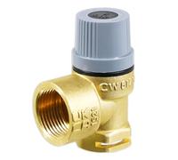 SPARES2GO Soupape de surpression pour chaudière Vaillant Thermocompacte Turbomax Plus Pro VU VUW 3 bar 3/4" x 1/2" Safety PRV (190732)