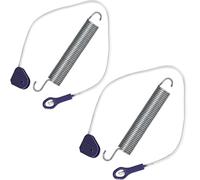 SPARES2GO Support de tension de charnière de porte pour lave-vaisselle Beko (2 ressorts, 2 cordes)