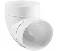 SPARES2GO Tuyau coudé coudé à 90 degrés pour hotte aspirante (150 mm)