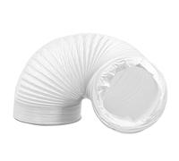 Spares2go Tuyau d'aération flexible en PVC compatible avec climatiseur Whirlpool (15,2 cm x 3 mètres, blanc)
