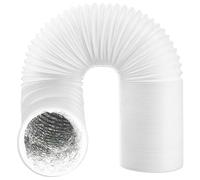 SPARES2GO Tuyau d'aération pour AEG, compatible avec Electrolux, compatible avec sèche-linge Zanussi Tuyau de sortie isolé en feuille d'aluminium PVC (10,2 cm x 6 m)