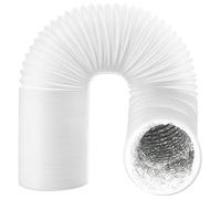 SPARES2GO Tuyau d'aération pour sèche-linge Beko - En PVC - Isolation en aluminium - 10,2 cm x 6 m