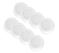 Spares2go Universal Anti Vibration Pieds En Caoutchouc Dosettes pour tous fait of Machine À Laver (Paquet de 8, Anti - Dérapant, Blanc, 64mm x 57mm x 45mm)