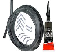 SPARES2GO Universal Kit de Joint de Porte de Four en Silicone à 3 et 4 Côtés (avec Colle d'étanchéité)