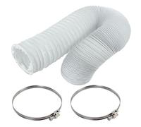 SPARES2GO Universel Sèche-linge ventilée (4 / 100mm diamètre) Tuyau d’évent - Vlip à vis Kit par SPARES2GO
