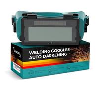 SPARGOS Lunettes De Soudage Auto-Assombrissantes LCD, Masque De Soudage Solaire, Lunettes De Protection Des Yeux Avec Lentille Relevable Pour Gaz
