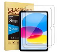 SPARIN 2 Pièces Verre Trempé Pour iPad 10ème génération(Modèle 2022),10,9 Pouces,Protection Écran sans Bulles，Haute Définition