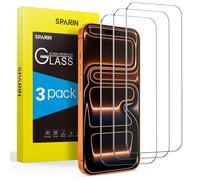 SPARIN 3 Pièces Verre Trempé pour iPhone 17 Pro Max/iPhone 16 Pro Max 6,9 Pouces, Protection écran sans Bulles, 9H Dureté, 2.5D Vitre Protecteur, HD