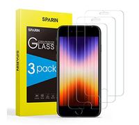 SPARIN 3 Pièces Verre Trempé Pour iPhone SE 2022/2020, iPhone 8/7/6S, Vitre Protection pour iPhone SE 3/2, Film Protection Ecran