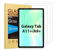 SPARIN 3 Pièces Verre Trempé Pour Samsung Galaxy Tab A11+/A9+ 11 Pouces, Protection d’écran pour Galaxy Tab A11 Plus/A9 Plus, Vitre Protecteur Anti Rayures, 9H Dureté, Ultra-Clair