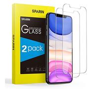 SPARIN Verre Trempé Compatible avec iPhone 11 et iPhone XR et iPhone 12/12 Pro, Vitre Protecteur pour iPhone 11, 0,26 mm HD, Ultra Résistant, Anti Rayures, Sans Bulles