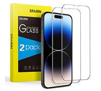 SPARIN Verre Trempé Pour iPhone 14 Pro Max / 14 Plus et iPhone 13 Pro Max 6.7 Pouces (PAS 6.1 Pouces), 2 Pièces Protection écran sans Bulles, 2.5D Vitre Protecteur, Dureté 9H