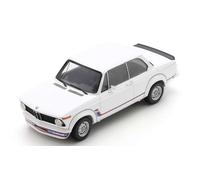 SPARK 1/18 BMW 2002 TURBO 1973 BLANC MODÈLE STATIQUE DIECAST