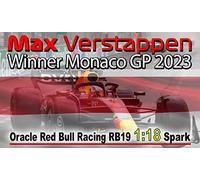 SPARK 1/18 - R-Ed Bull RB19 - Winner Monaco GP 2023 (M. Verstappen) 18S894