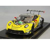 ☆ Spark 1/43 Porsche 911 RSR-19 Hub Auto Racing 2021 Le Mans 24H LMGTE Pro Class 1st Hyperpole #72 D. Bansour/A. Palente/M. Martin