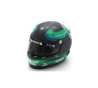Spark Stake F1 Team Kick Sauber, Valtteri Bottas, mini casque à l'échelle 1/5, modèles Stilo, noir, vert