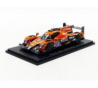 Spark - 7 Gibson LMP2 Le Mans 2017 Oreca Véhicule Miniature, S5809, Orange/Noir, Echelle 1/43