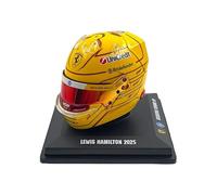 Spark Model Scuderia F1 Team, Official LookSmart, Mini casque Lewis Hamilton édition spéciale Fiorano Test à l'échelle 1/5, jaune