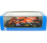 Voiture Miniature de Collection - SPARK - ORECA 07 Gibson - Le Mans 2018 - Orange / Black - 1/43